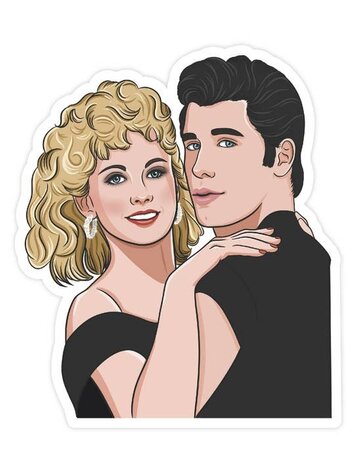 Grease Sticker