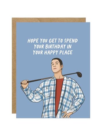 Your Happy Place Birthday Card