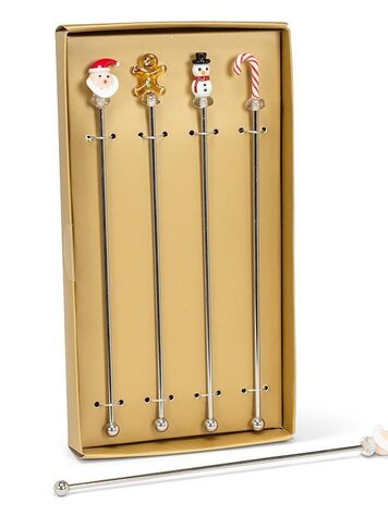 Holiday Icon Swizzle Sticks