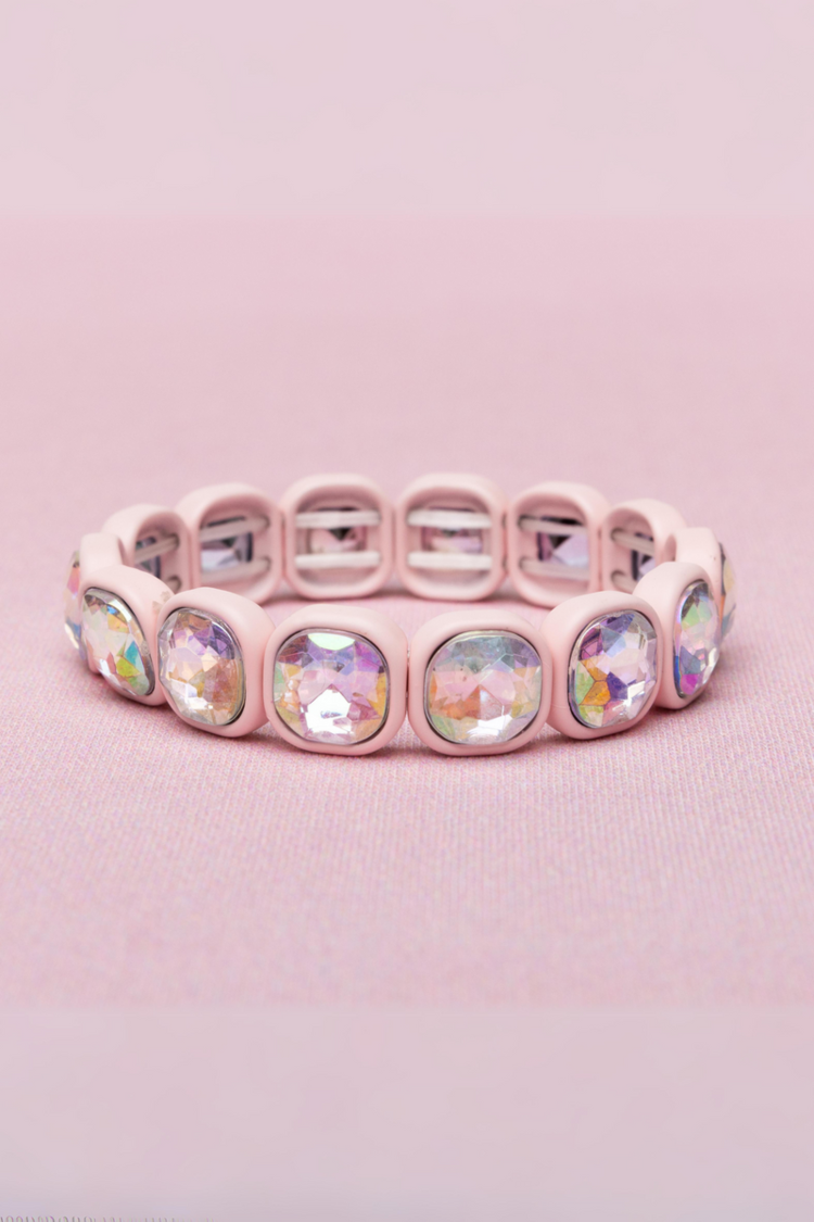 Swiftie Pink Gem Bracelet