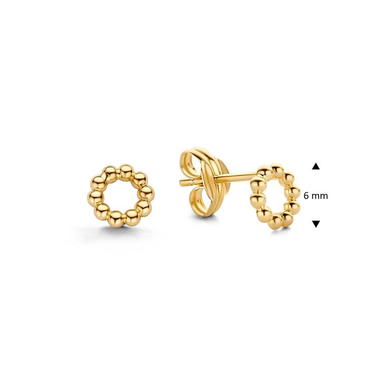 Bubbly Circle Studs