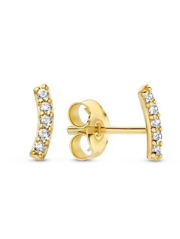 Letizia Topaz Curve Studs