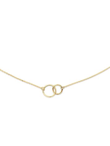Double Circle Necklace