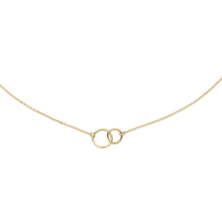 Double Circle Necklace
