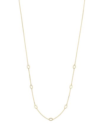 Long Oval Necklace