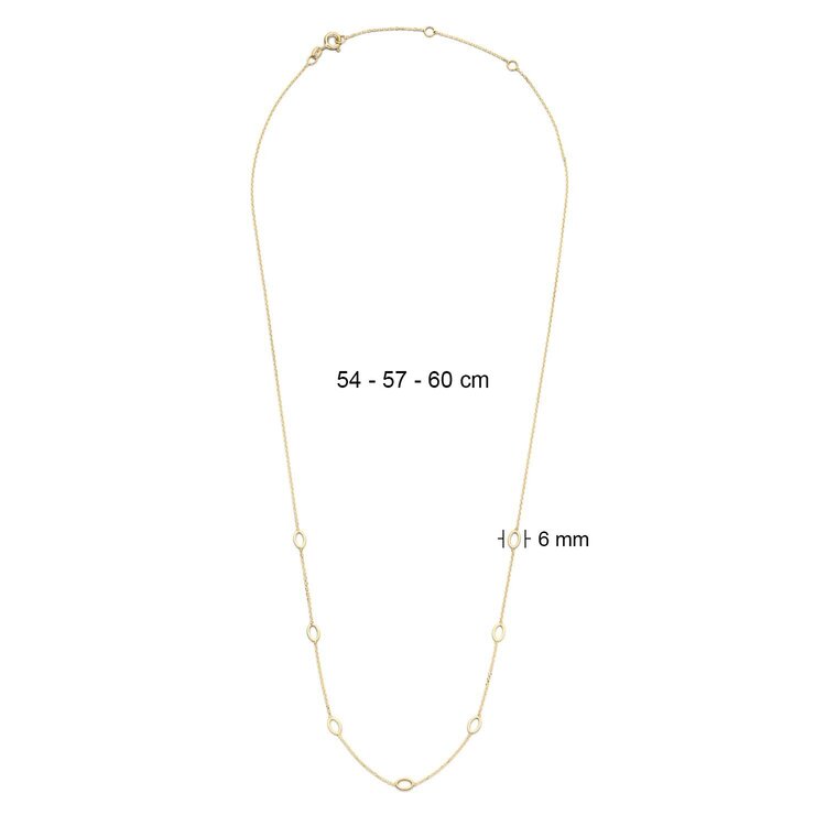 Long Oval Necklace