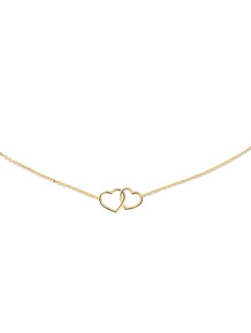 Double Heart Necklace