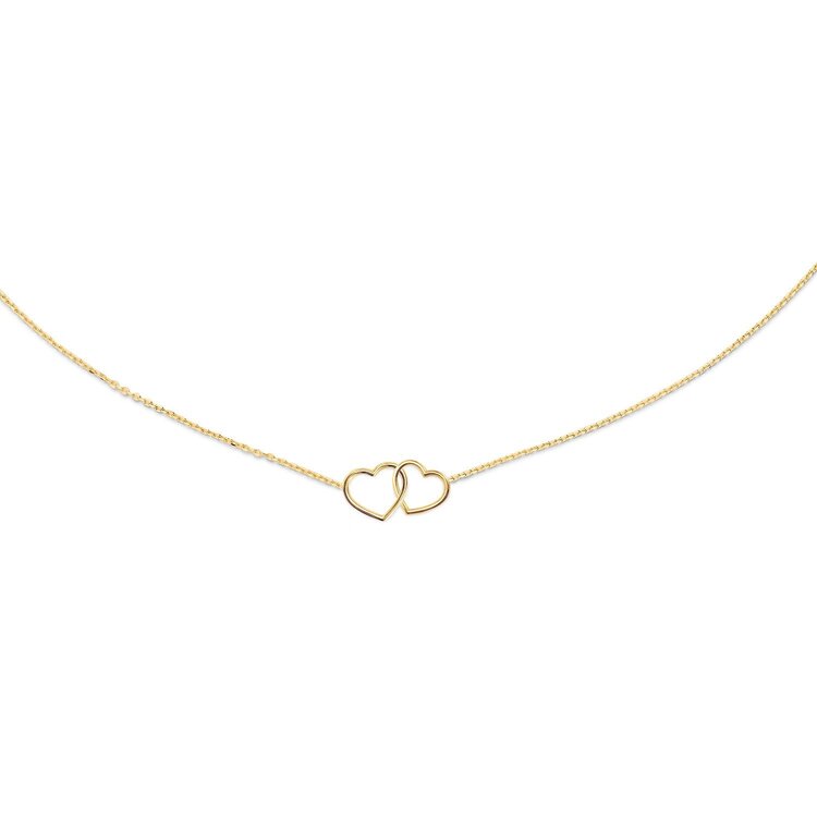 Double Heart Necklace