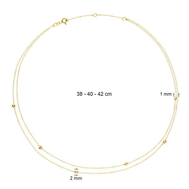 Double Bubble Necklace