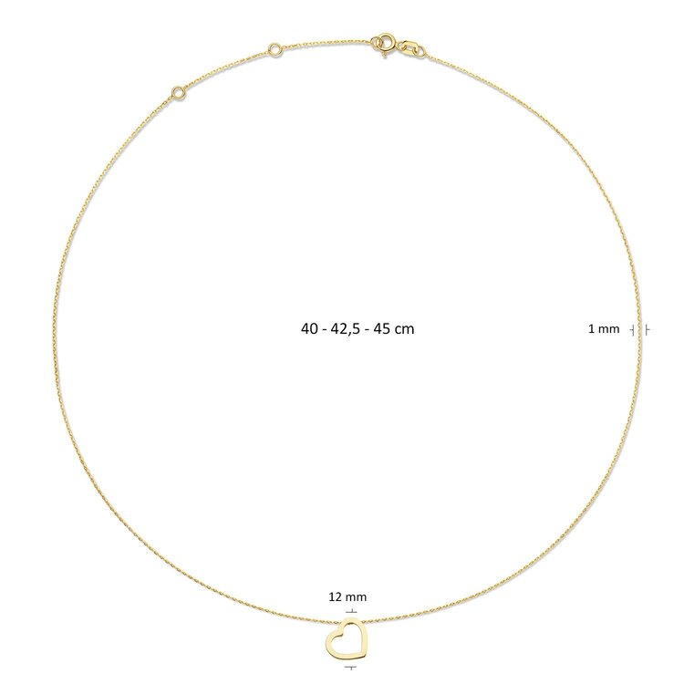 Swinging Heart Necklace