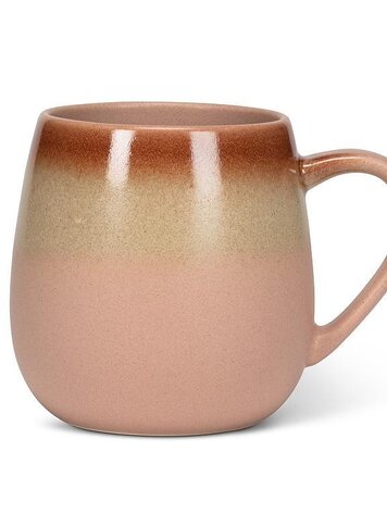 Ombre Glaze Belly Mug Terracotta