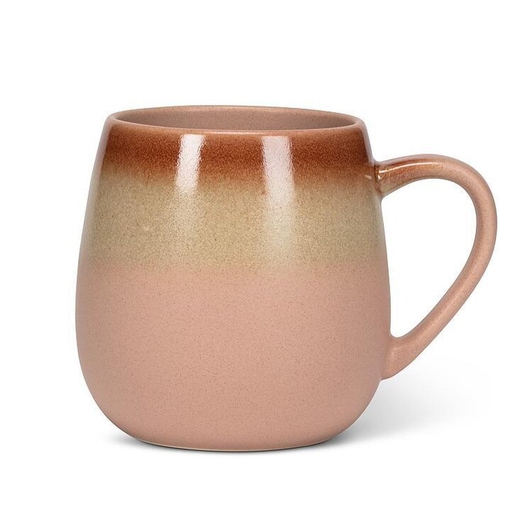 Ombre Glaze Belly Mug Terracotta