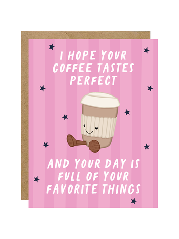 Perfect Latte Jelly Card