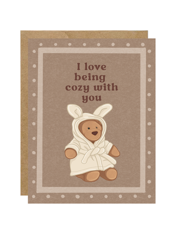 Cozy With You Bear Jelly Card