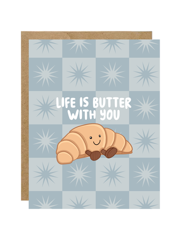 Butter with You Croissant Jelly Card