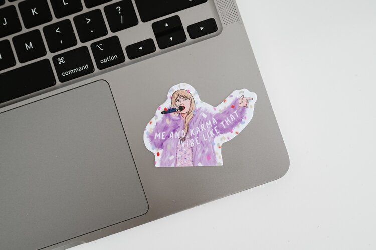 Taylor Karma Confetti Sticker