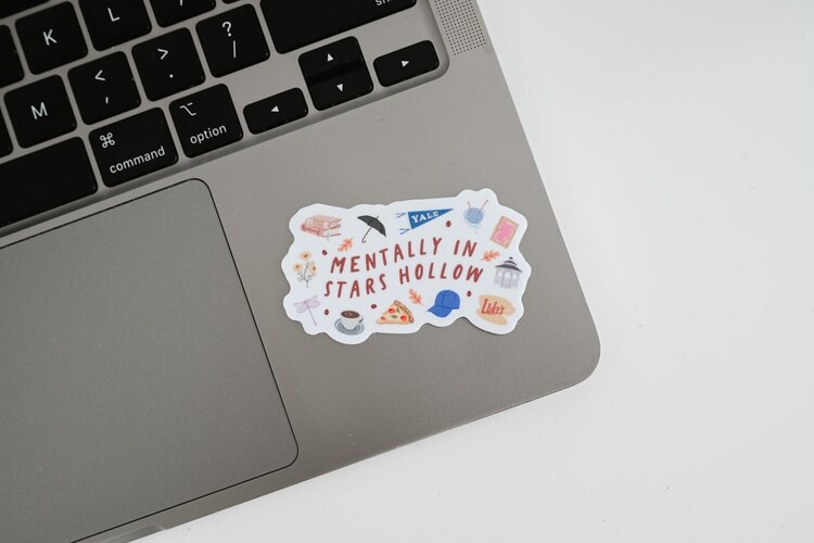 Mentally in Stars Hollow Gilmore Sticker