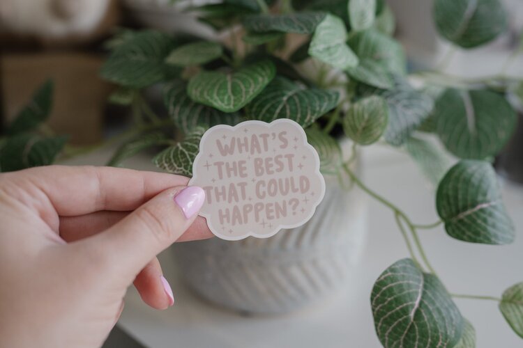 What's the Best That Could Happen Sticker