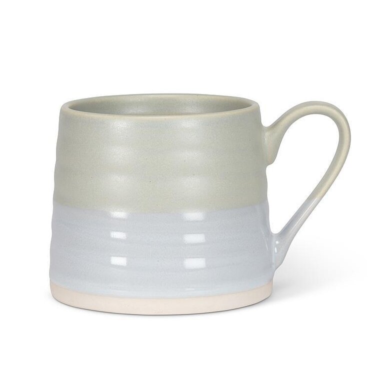 Ridged Mug Sage Green