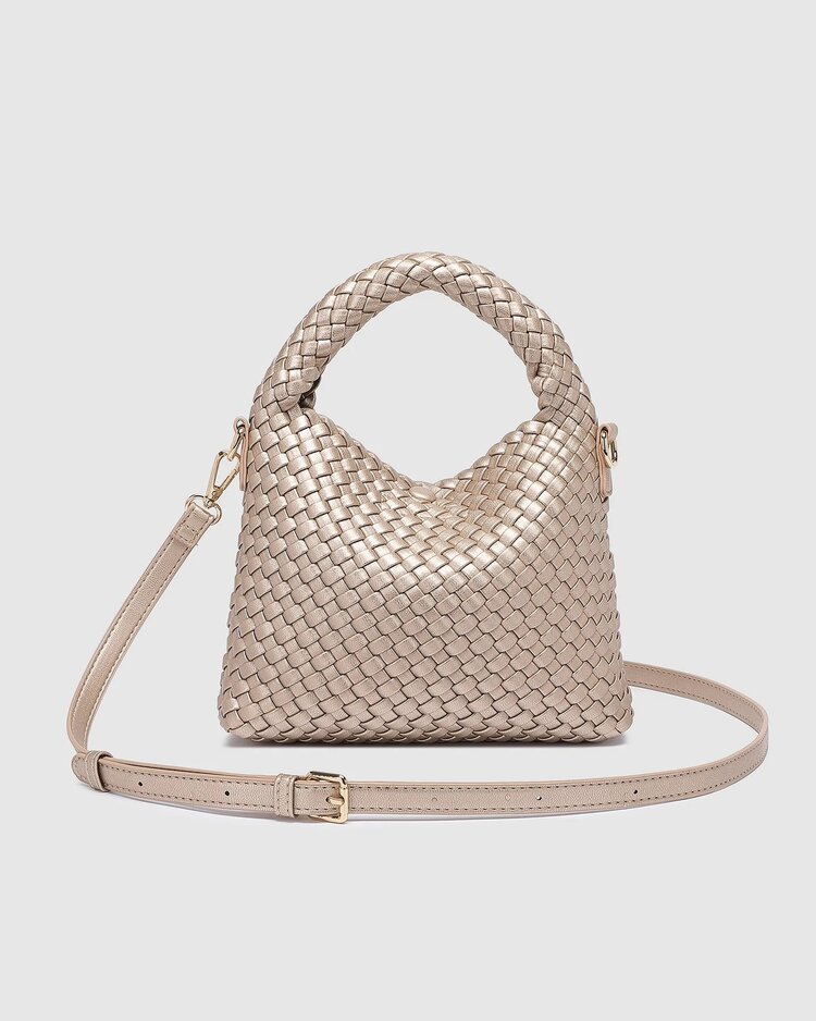 Gabby Mini Woven Crossbody Bag