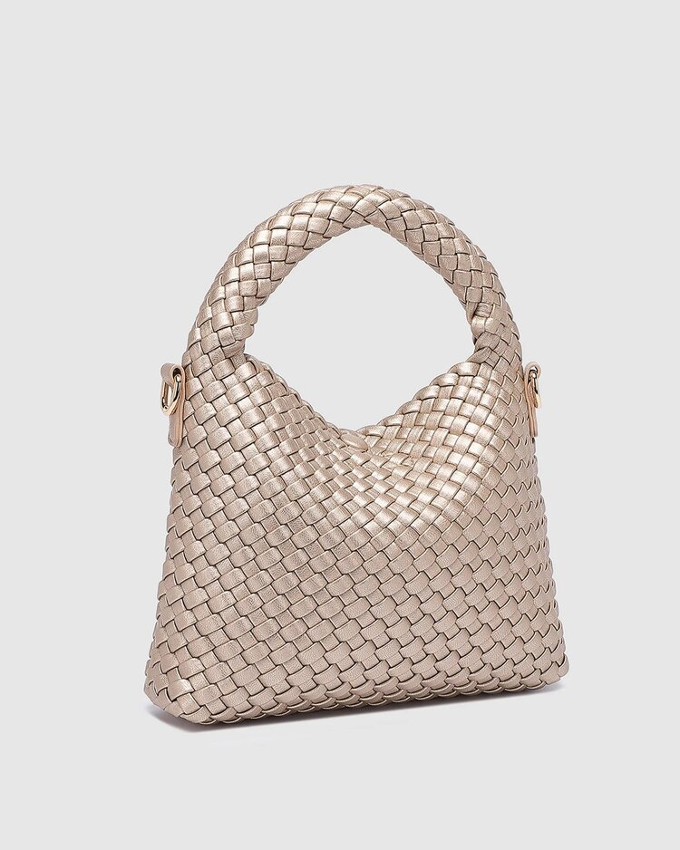 Gabby Mini Woven Crossbody Bag