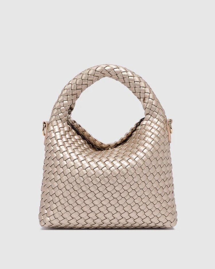 Gabby Mini Woven Crossbody Bag
