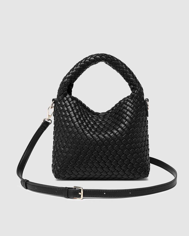 Gabby Mini Woven Crossbody Bag