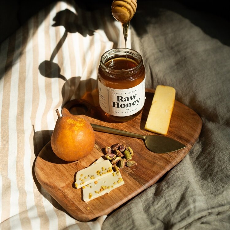 Tumbled Gold Tides Cheese Knives S/4