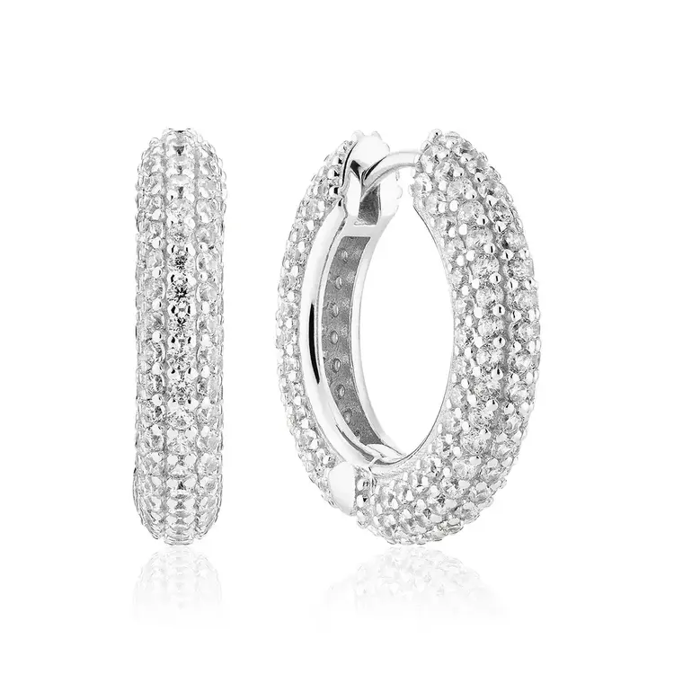 Carrara Earrings CZ 925 Sterling Silver