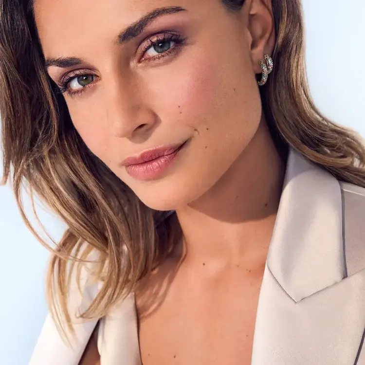 Carrara Earrings CZ 18K Gold Plated