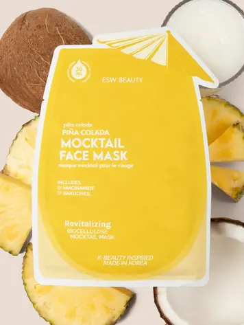 Piña Colada Revitalizing Biocellulose Mocktail Mask