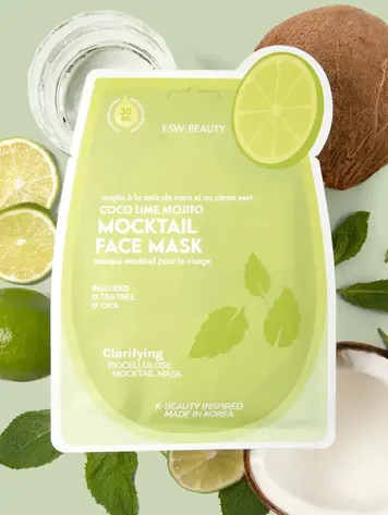 Coco Lime Mojito Clarifying Biocellulose Mocktail Mask