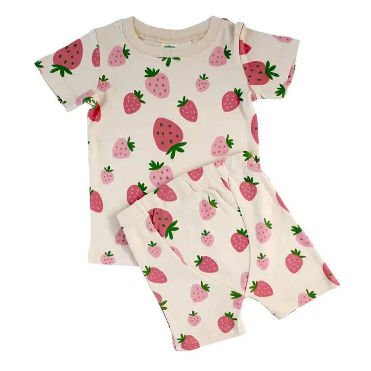 "My Jammies" Organic Kids Strawberries Pajamas