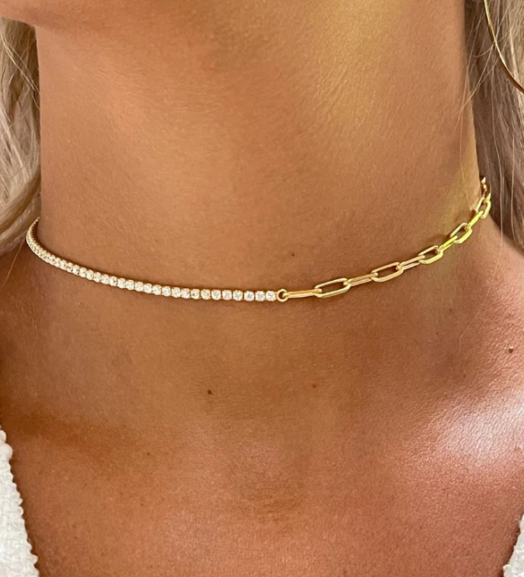 Long Link Tennis Choker