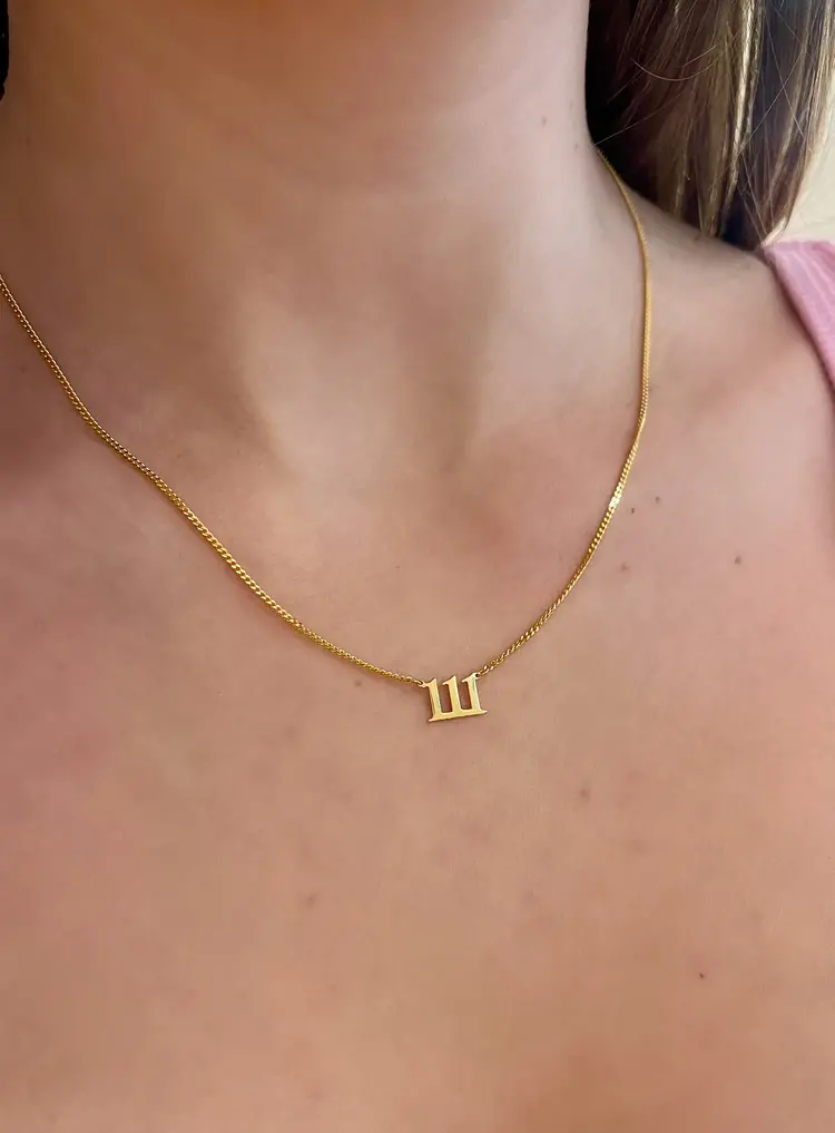 Angel Number Necklace