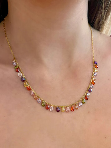 Teardrop Candy Necklace