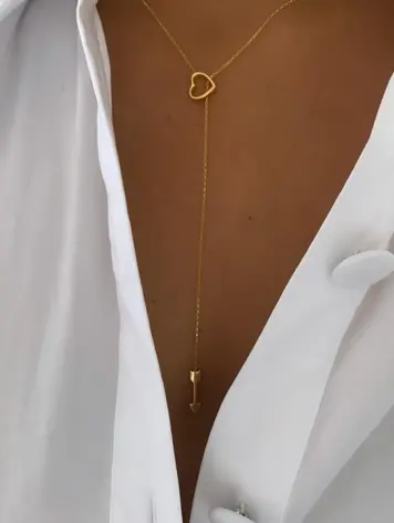 Open Heart Forever Necklace