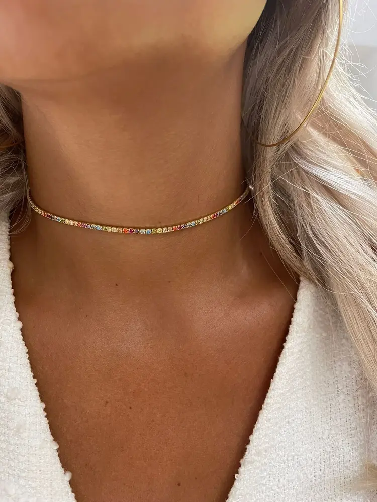 Long Link Tennis Choker