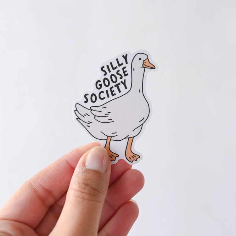 Silly Goose Sticker