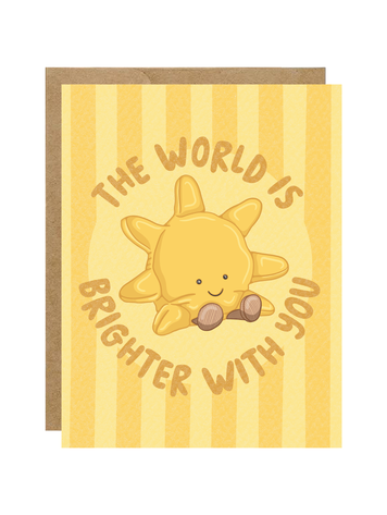 Brighter with You Sun Jelly Card
