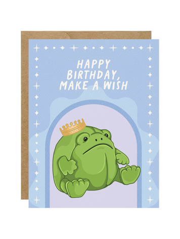 Make A Wish Frog Jelly Card