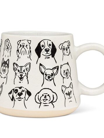 Oversized Mug with Dogs