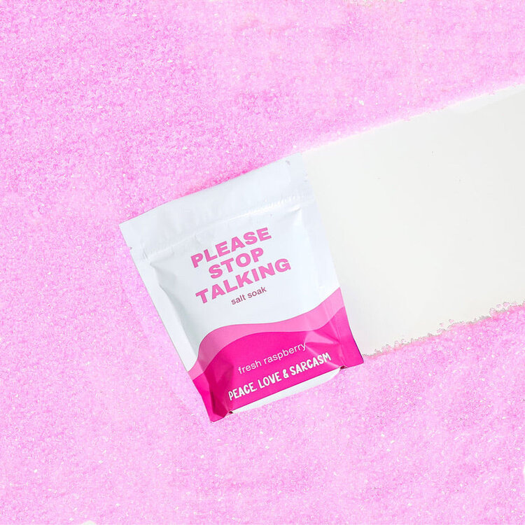 Please Stop Talking Epsom Salt Bath Soak