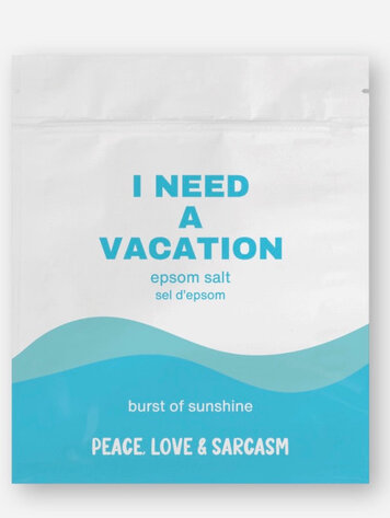 I Need A Vacation Epsom Salt Bath Soak