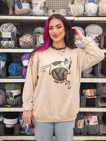 Who Knit Ya Crewneck