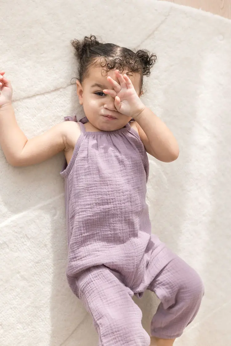 Sleeveless Bow Strap Jumpsuit