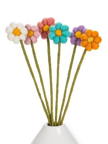 Pompom Daisy Stem