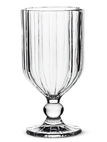 Clear Panel Goblet