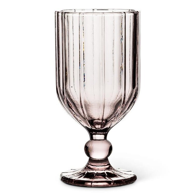 Pink Panel Goblet