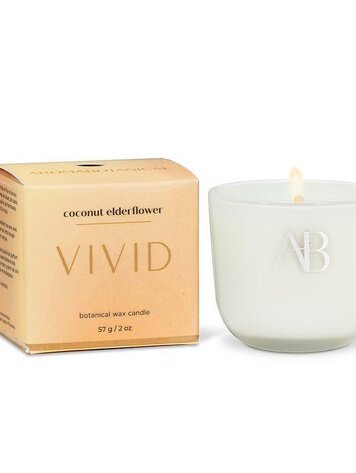 Mini Coconut Elderflower Candle